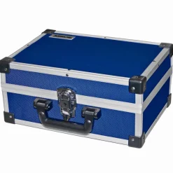 Alu Werkzeugkoffer blau 330x230x150mm Werkzeugkiste Werkzeugkasten Werkzeuge NEU