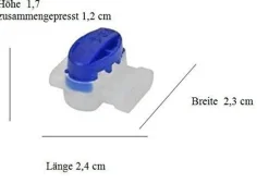 Ambrogio komp. Kabel Verbinder Draht Reparatur Mähroboter Amiro - Original 3M