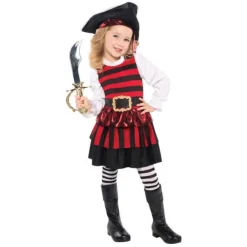 Amscan Freibeuter Lady Mädchenkostüm