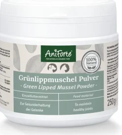 AniForte Grünlippmuschel-Pulver Hund &Katze Grünlippextrakt vollwertig