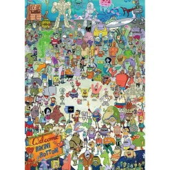 Animation SpongeBob Puzzle Kinder Brettspiele Jigsaw Geduldspiele Geschenk