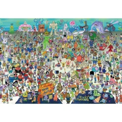 Animation SpongeBob Puzzle Kinder Brettspiele Jigsaw Geduldspiele Geschenk