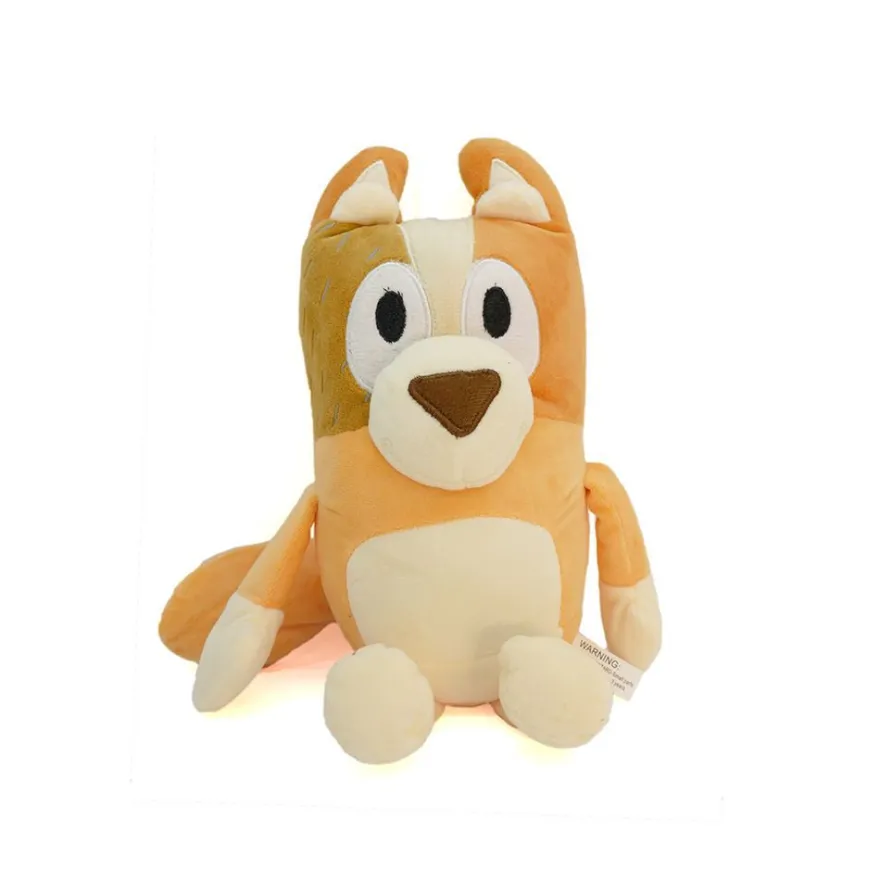 Anime Bluey Plüsch Puppe Bingo Bandit Chilli Lucky Hund Stofftier Spielzeug 25cm