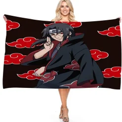 Anime Naruto Gaara Strandtücher Itachi Uchiha Badetücher Strand Pool Picknickmatte