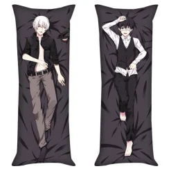 Anime Tokyo Ghoul Kaneki Ken Merch Kissen Cover Throw Kissenbezug Doppelseitig Puppe