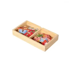 Ankleidepuzzle Berta und Willi bunt