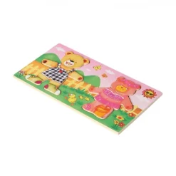 Ankleidepuzzle Berta und Willi bunt