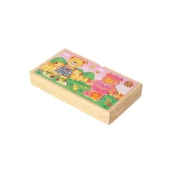 Ankleidepuzzle Berta und Willi bunt