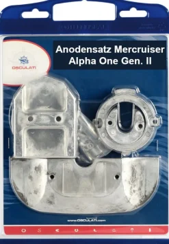 Anoden-Set Mercruiser Alpha One Gen. II Zink - Aluminium - Magnesium