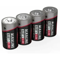 4 Ansmann Batterien Red Alkaline Baby C 1,5 V