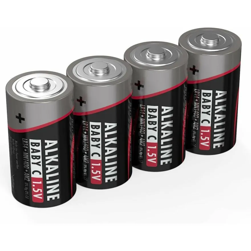 4 Ansmann Batterien Red Alkaline Baby C 1,5 V