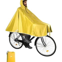 ANYOO Wasserdichter Fahrrad-Regenponcho - Leicht, kompakt und wiederverwendbar