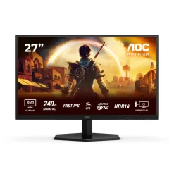 AOC Gaming Q27G42ZE - 27 Zoll Quad HD Gaming Monitor, 240 Hz, 1 ms, G-Sync comp., HDR