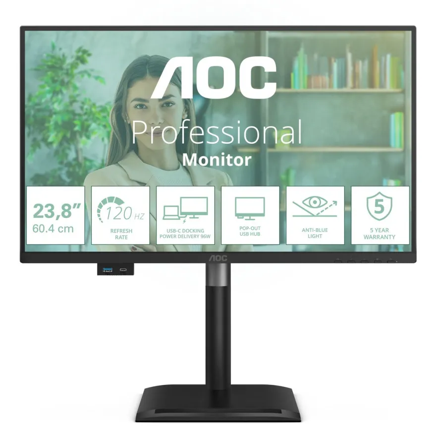 AOC 24P4CV LED-Monitor 60,5?cm (23,8