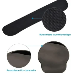 Aoksunova Ergonomisches Mauspad mit Handballenauflage und