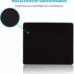 Aoksunova Mauspad Klein Niedliches Design 24x20x0,3 cm Anti-Rutsch Mousepad