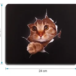 Aoksunova Mauspad Klein Niedliches Design 24x20x0,3 cm Anti-Rutsch Mousepad