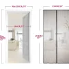 Apalus Magnet Fliegengitter Tür 150x220cm - Insektenschutz für Balkon, Keller