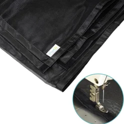 Apalus Prime Fliegengitter Tür für Balkontüren, 120x210cm, Schwarz - Stärkere