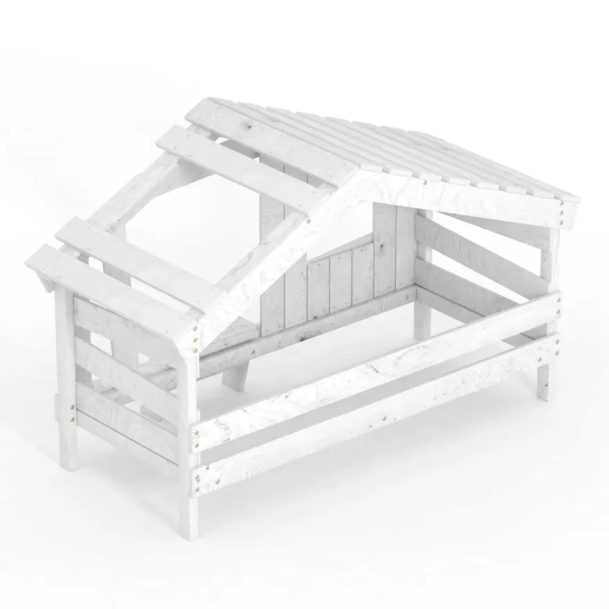 APART CHALET Kinderbett, Spielbett, Jugendbett, Spielhaus, massive Kiefer