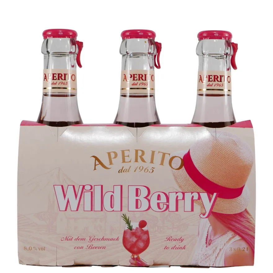 Aperito Wild Berry Cocktail (3 x 0,2L)