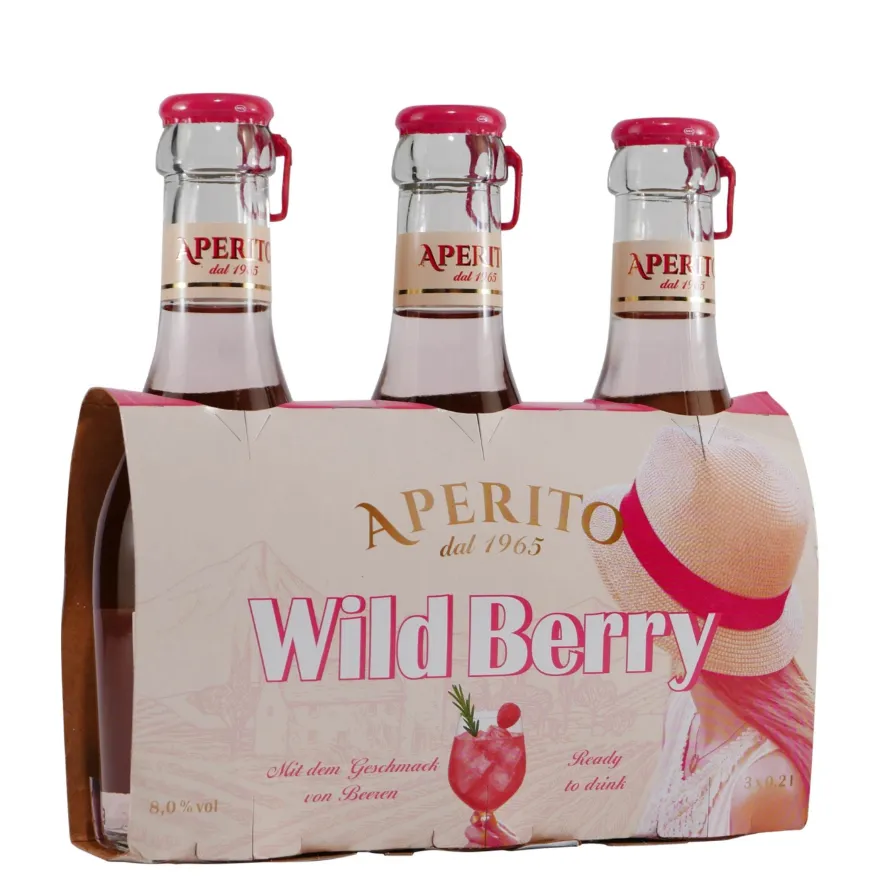 Aperito Wild Berry Cocktail (3 x 0,2L)