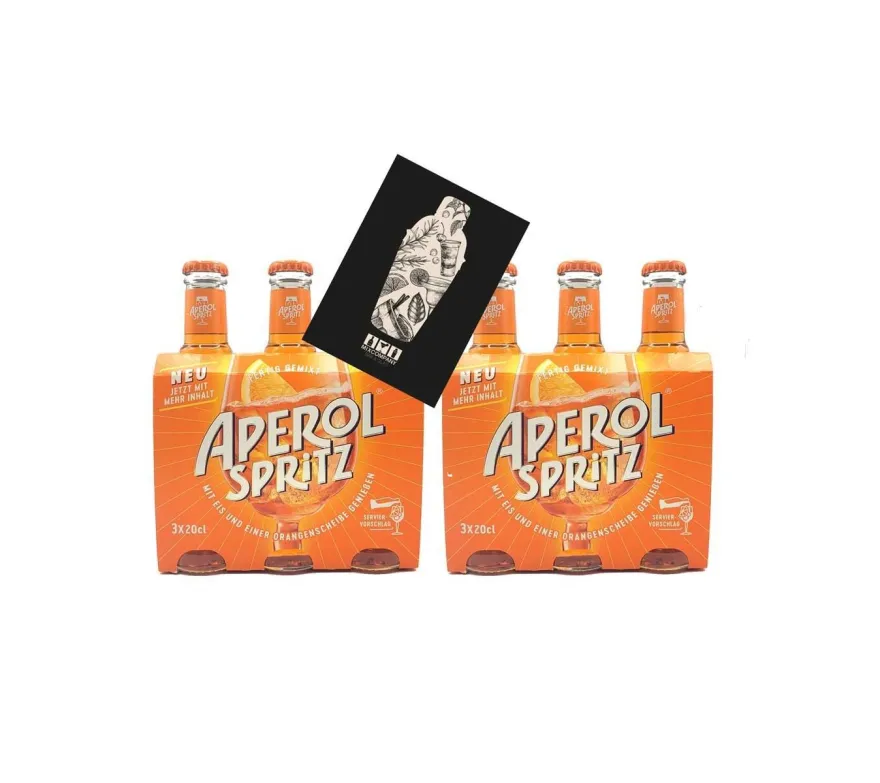 Aperol Spritz 6x 0,2l (10,5% Vol) ready to drink Aperitivo / Aperitif - (Enthäl