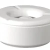 APS 5 Stk Windaschenbecher Aschenbecher Ascher Ø 11,5 cm Melamin weiß