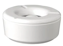 APS 5 Stk Windaschenbecher Aschenbecher Ascher Ø 11,5 cm Melamin weiß