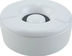 APS 5 Stk Windaschenbecher Aschenbecher Ascher Ø 11,5 cm Melamin weiß