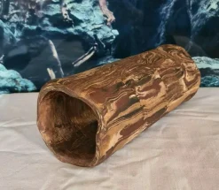 aquanetta Röhre groß dunkel ca. 210x70mm Laichhöhle Tonröhre Krebse Axolotl