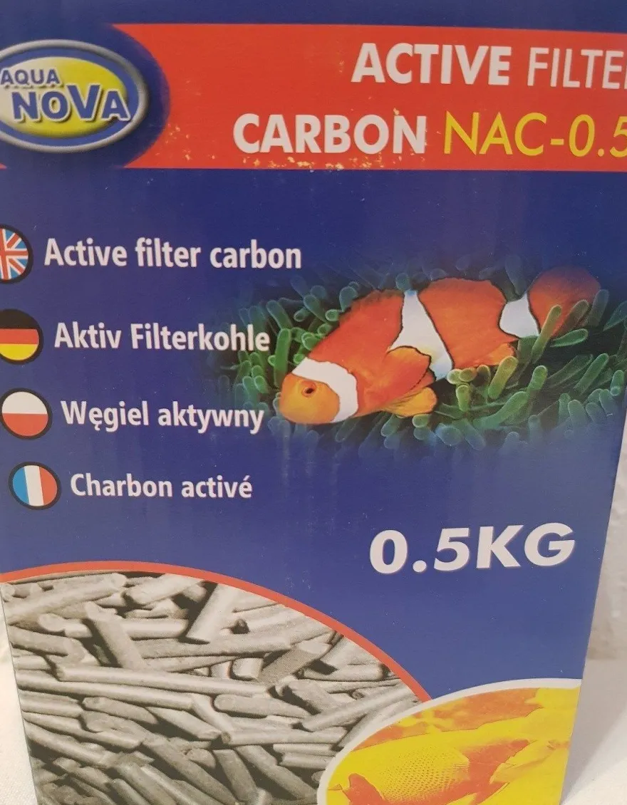 Aqua Nova Aktivkohle Carbon 500g - Hochleistungs-Filtermaterial Filtermedium