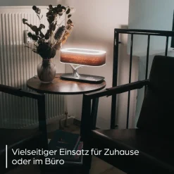 Arbo-Living LED Nachttischlampe - Moderne Lampe für Schlafzimmer & Wohnzimmer Dark
