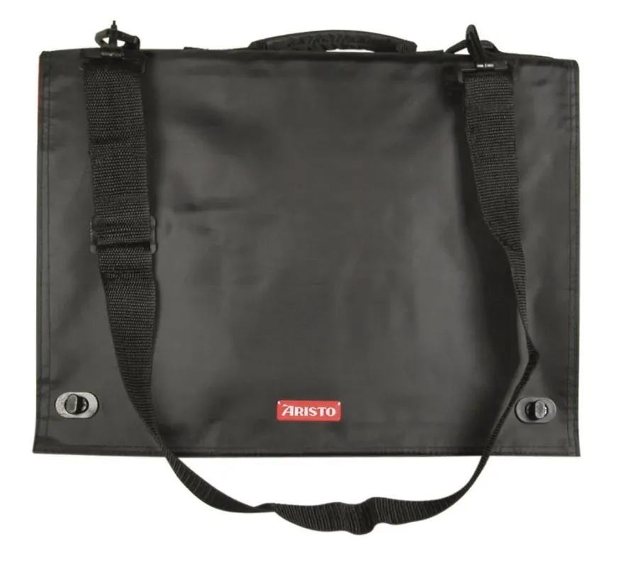 Aristo Zeichenplattentasche A4 Carry Bag, schwarz, Innenseite rot