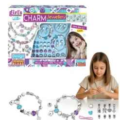 Armband Bastelset mit Charms – Schmuckset für Kinder zum Gestalten