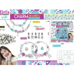 Armband Bastelset mit Charms – Schmuckset für Kinder zum Gestalten