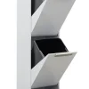 Arregui Ecoclas Plus Mélltrennsystem 3x17 L Stahl 3 Fächer Kéche weiß