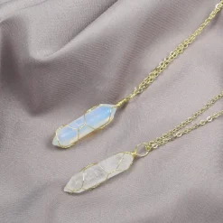 ASH'S CHOICE 21 Stücke Heilkristall Set mit Anhänger Halsketten für Damen und
