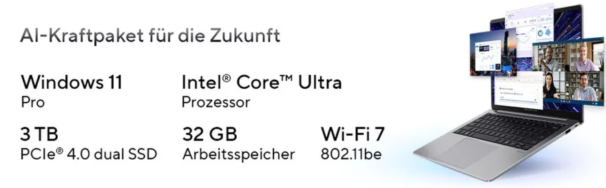 ASUS ExpertBook P54 U5-226V 16 512 P5405CSA-NZ0101 ohne OS