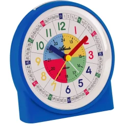 Atlanta Kinderwecker mit Leisegang Blau 2125/15