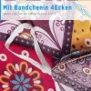 ATsense Renforcé Bettwäsche 200x200 cm, 3-teilig, Baumwolle, Bunt, ÖkoTex