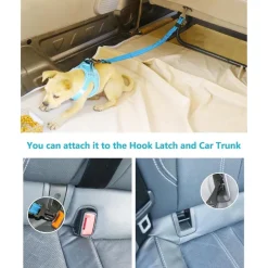 AUBELL Hund Auto Anschnallgurt, Einstellbarer Haustier Sicherheitsgurt für
