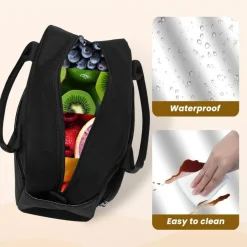 Aucuu Kühltasche 10,7L Lunchtasche Picknicktasche, Isolierte Tragbare Lunchbox