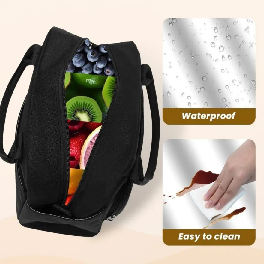 Aucuu Kühltasche 10,7L Lunchtasche Picknicktasche, Isolierte Tragbare Lunchbox