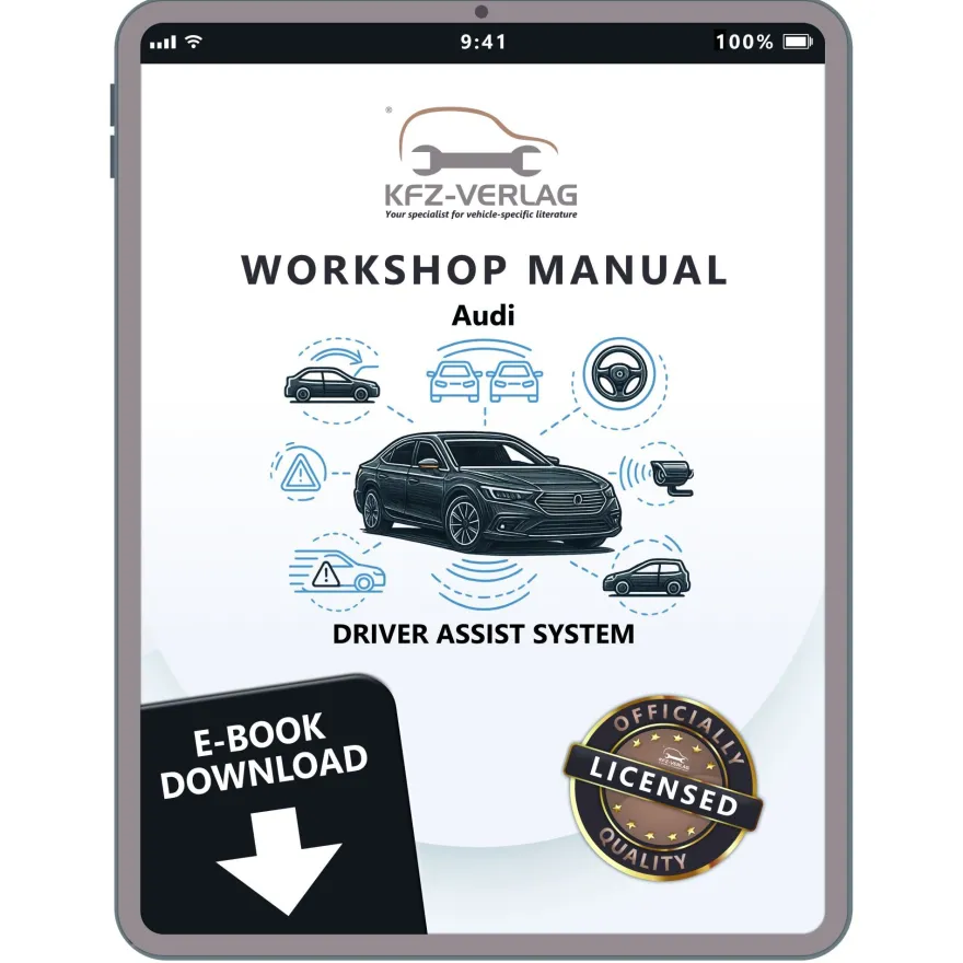 Audi A1 type GB from 2018 drivers assist system repairs workshop manual eBook