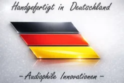 audioIN -gND plus Black- HighEnd Phono-Massekabel - Spades vergoldet