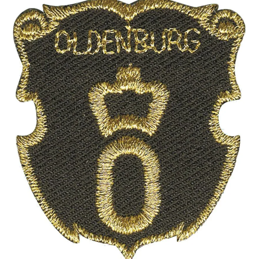Aufnäher - Brandzeichen Oldenburg - 02167 - Gr. ca. 3,5 x 4 cm - Patches Stick Appli
