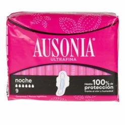 Ausonia Nacht Damenbinden Mit Flügeln 9 Einheiten