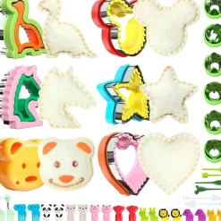 Ausstecher für Kinder Dinosaurier Obst Gemüse Brotformen