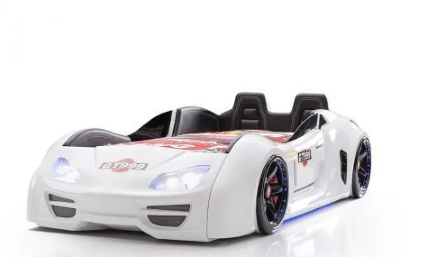 Autobett GT Extra Kinderbett mit Türen und Rücklehne